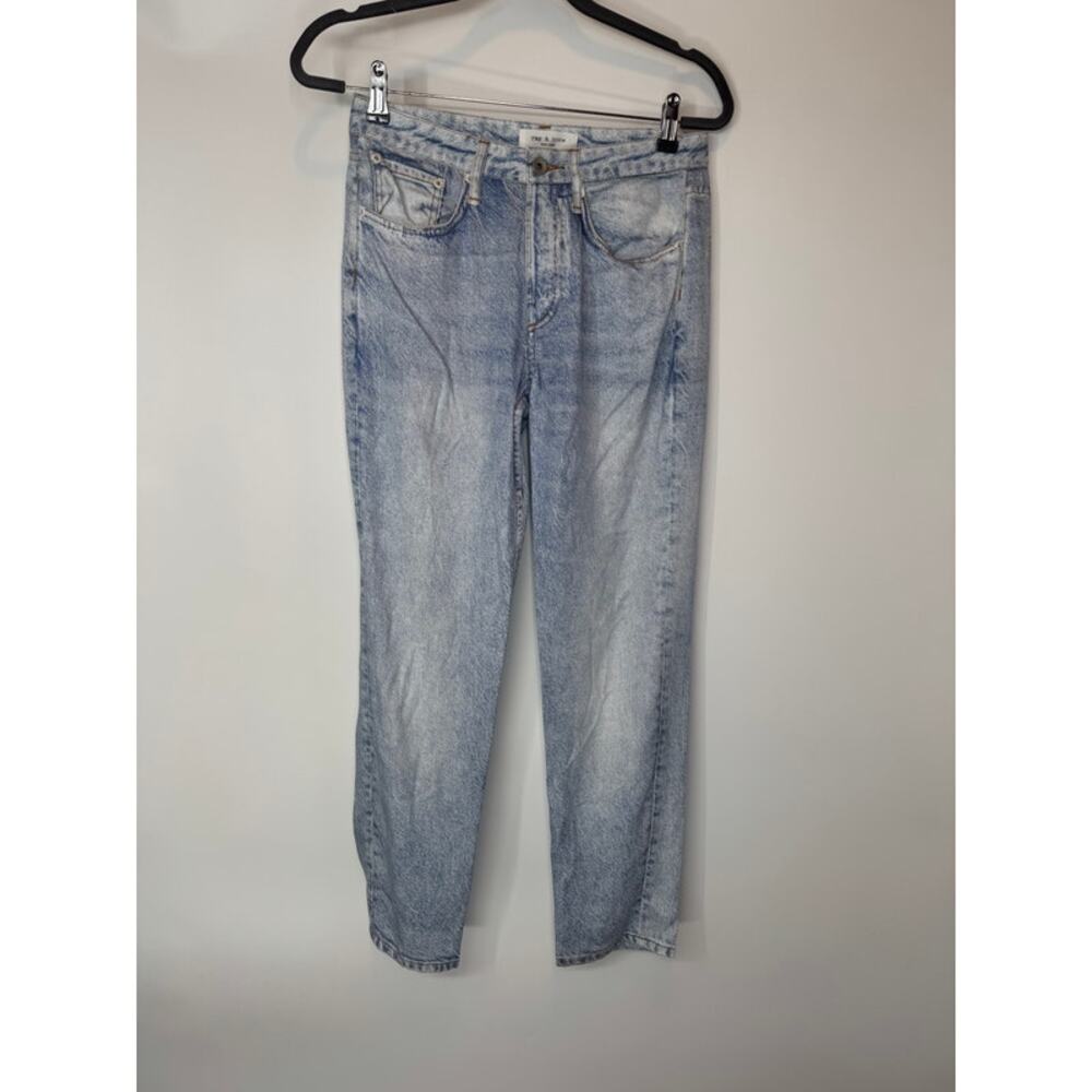 rag & bone Light Blue Straight Leg Jeans